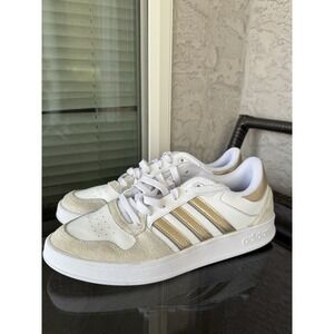 Men’s adidas White and gold Athletic Shoes